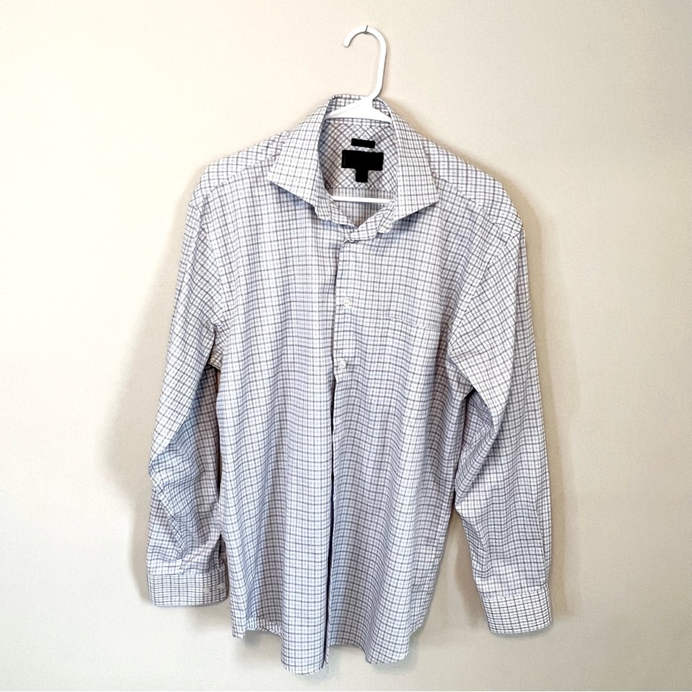 JOS.A.BANK Reserve Collection Tailored Fit Spread Collar Formal Dress Shirt